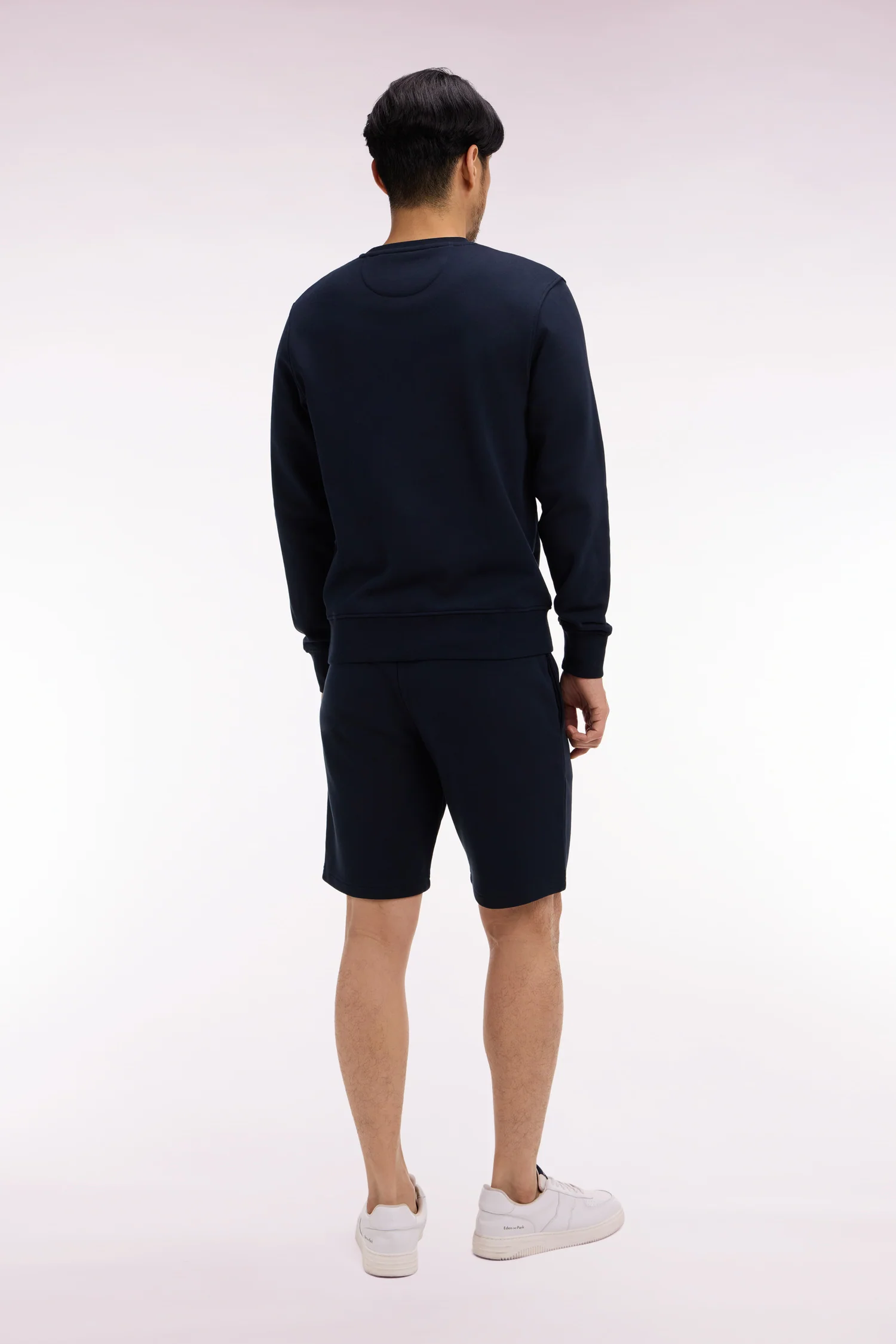 Short en molleton coton marine - Image 5