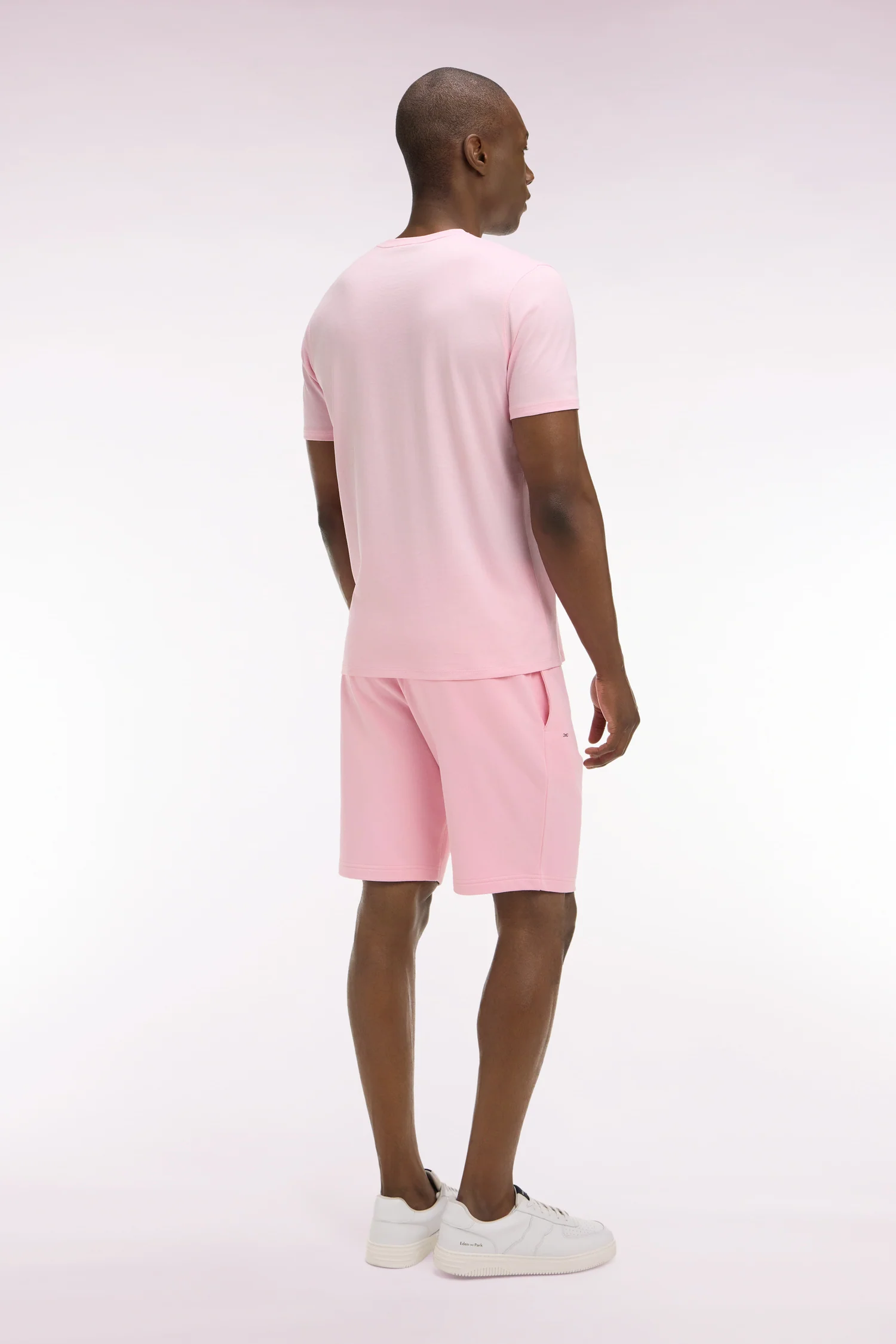 Short en molleton coton rose - Image 5