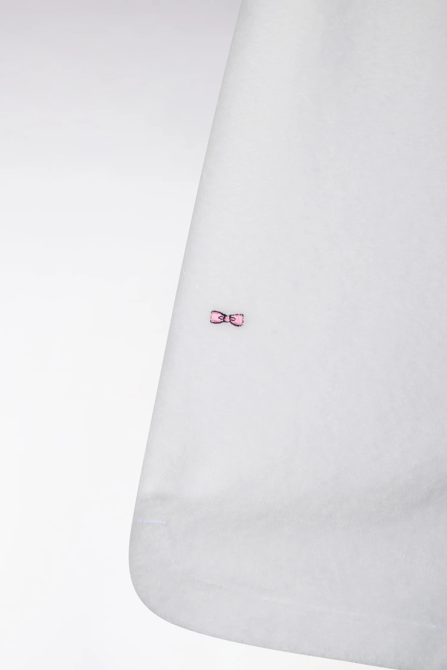 Short taille élastiqué en éponge blanc coupe regular - Image 6