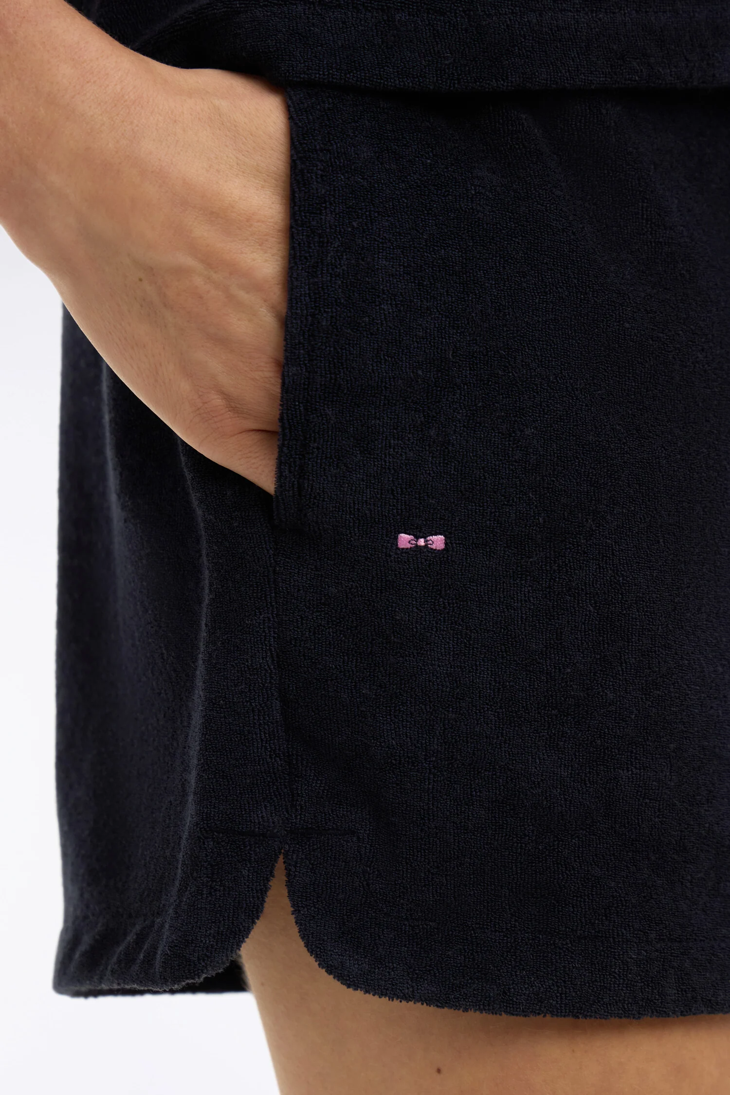 Short taille élastiqué en éponge marine coupe regular - Image 4