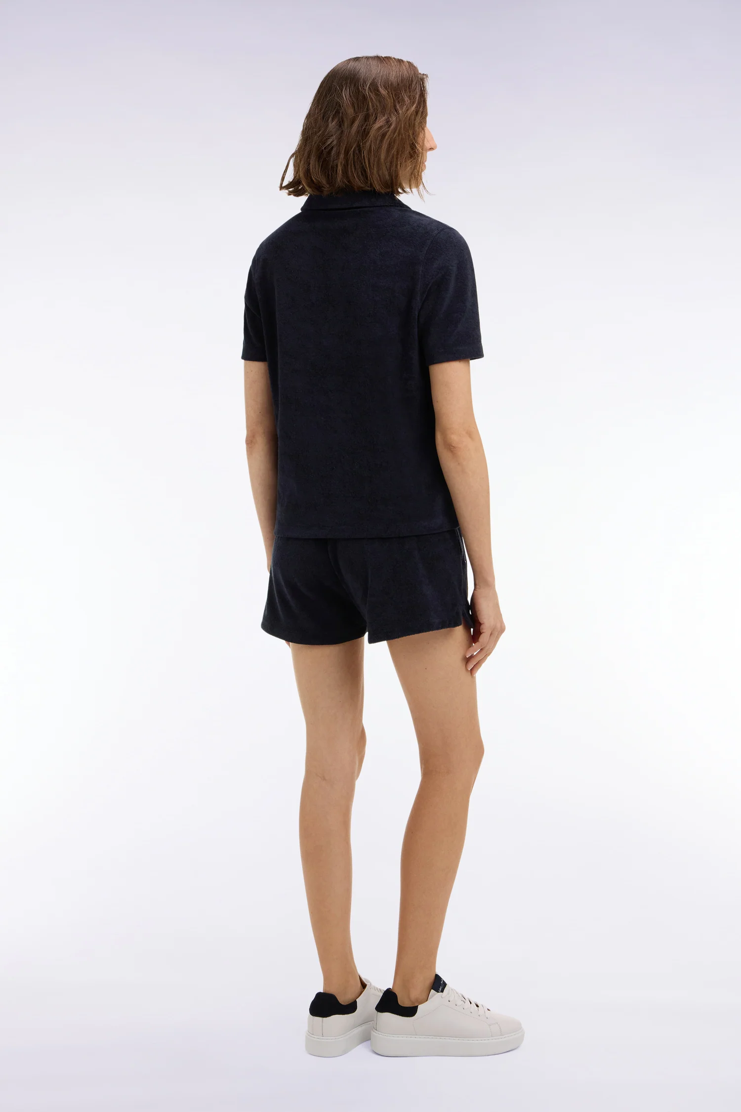 Short taille élastiqué en éponge marine coupe regular - Image 5