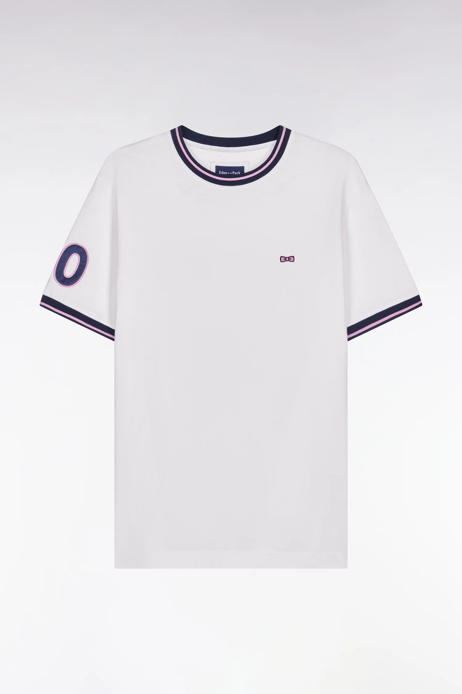 T-shirt à manches courtes en coton blanc - Image 2