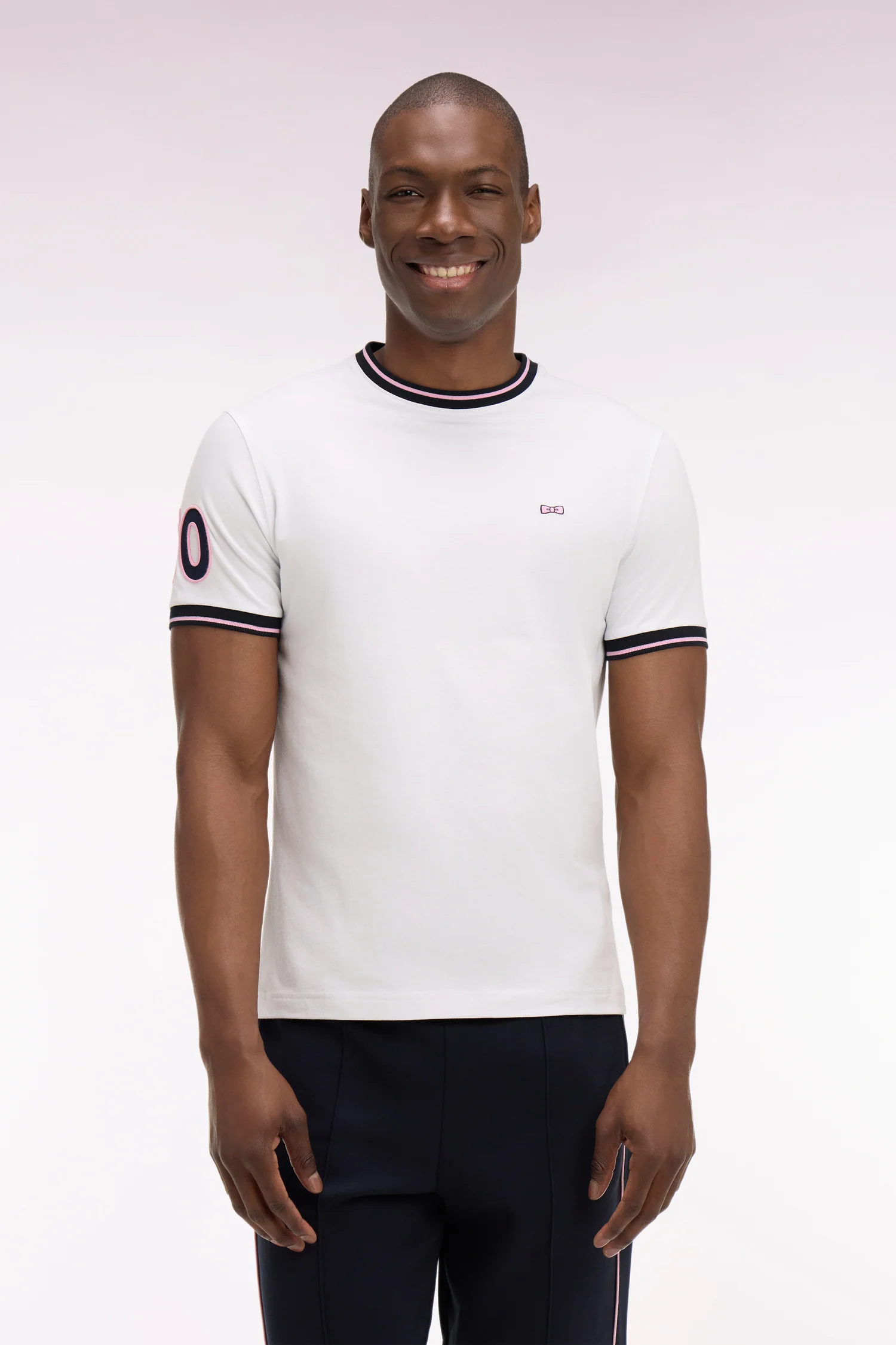 T-shirt à manches courtes en coton blanc - Image 3