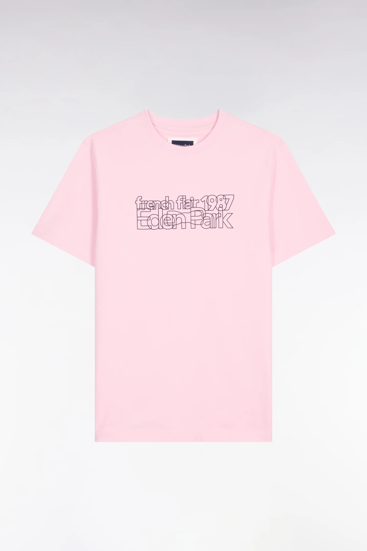 T-shirt à manches courtes sérigraphié rose coupe regular - Image 2