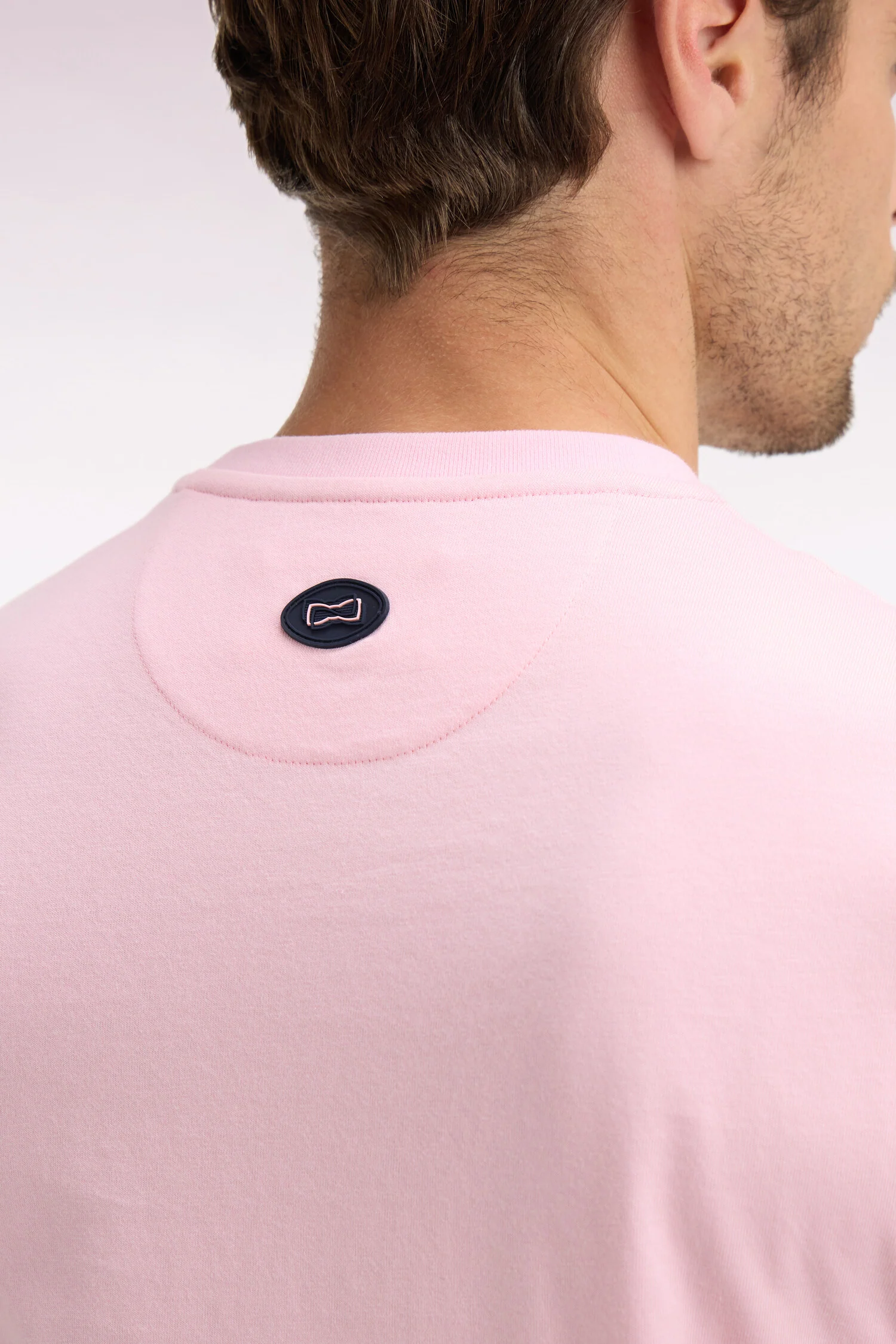 T-shirt à manches courtes sérigraphié rose coupe regular - Image 6