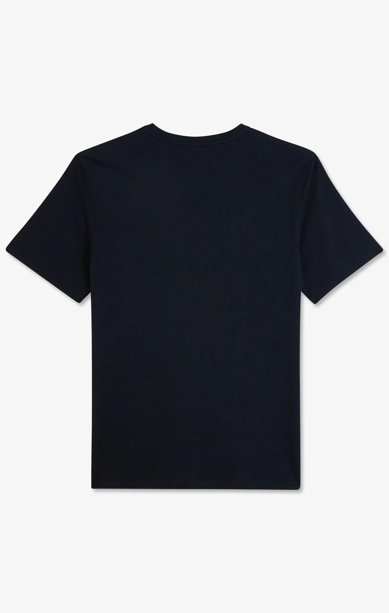 T-shirt bleu marine col rond à manches courtes - Image 6