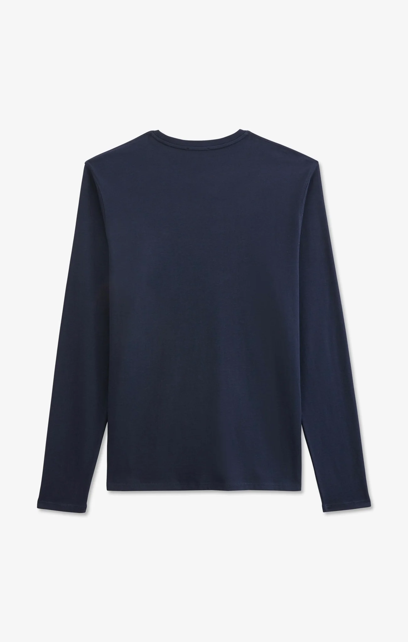 T-shirt bleu marine col rond à manches longues - Image 6