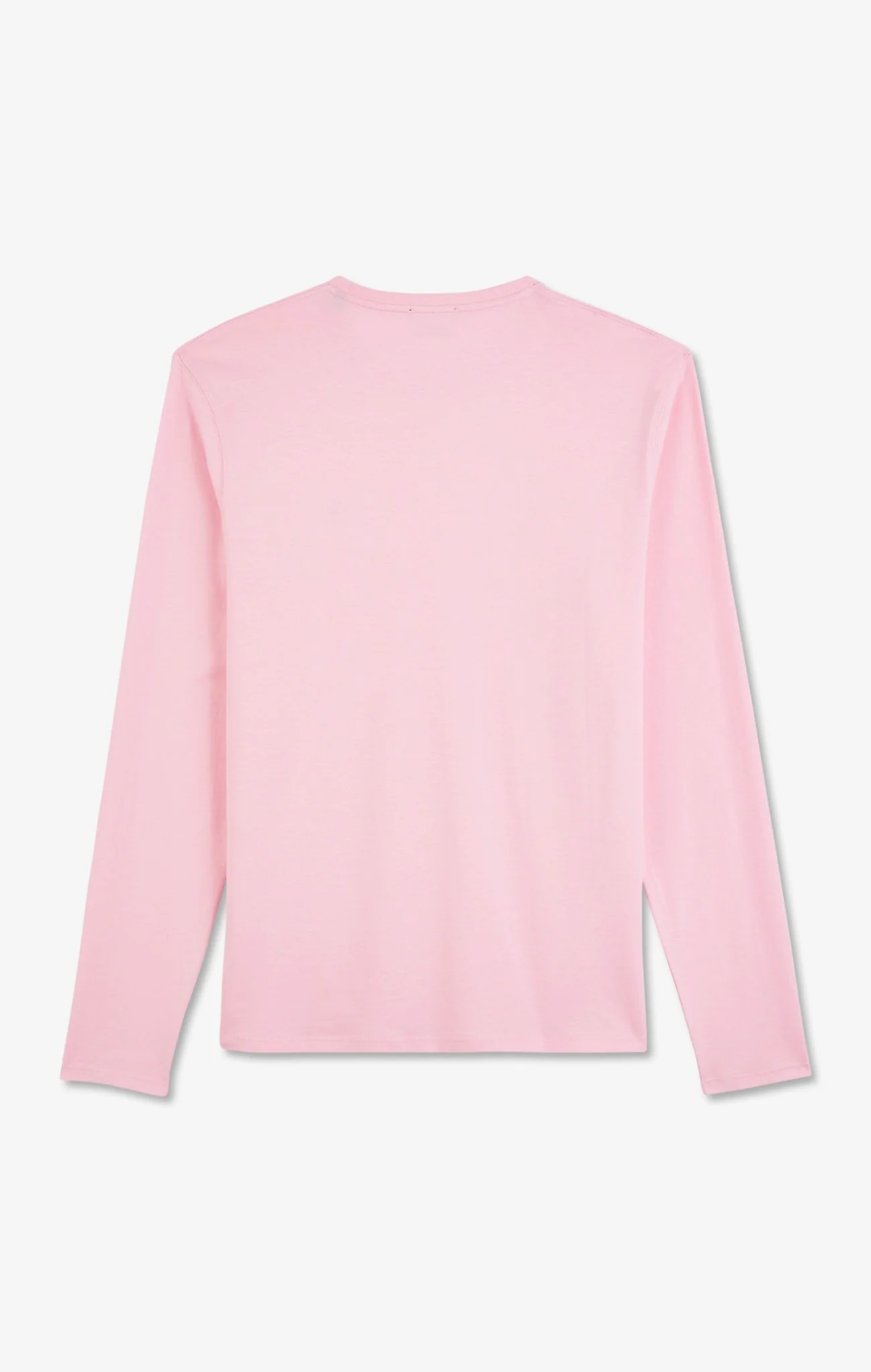 T-shirt rose col V Ă manches longues - Image 4