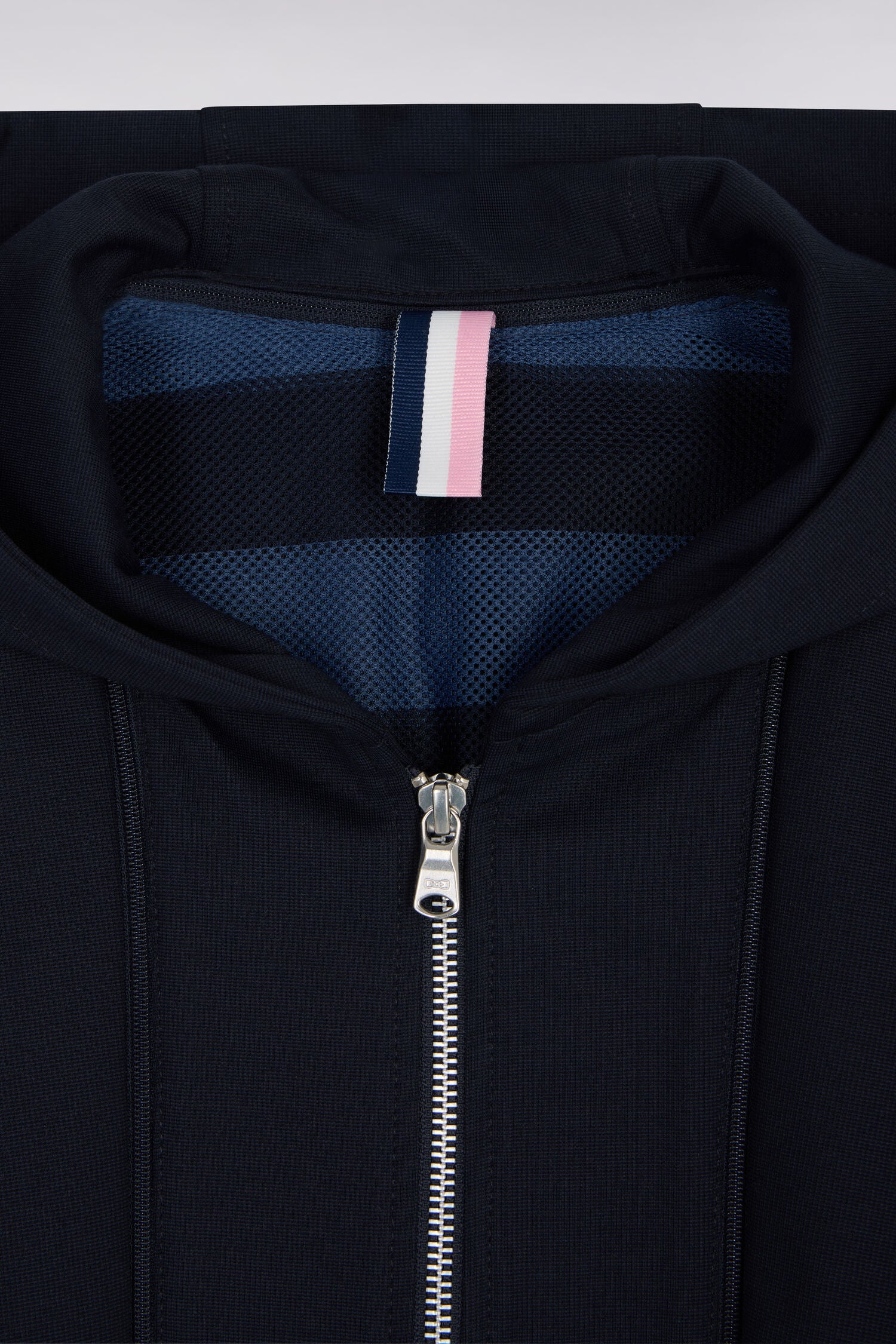 Veste en jersey marine à capuche amovible - Image 6